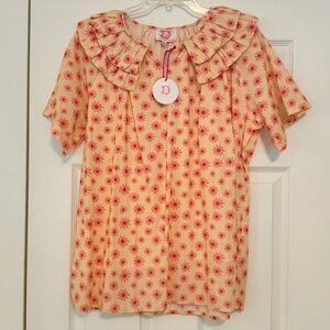 NWT Victoria Dunn Camellia Groovy Blouse XL